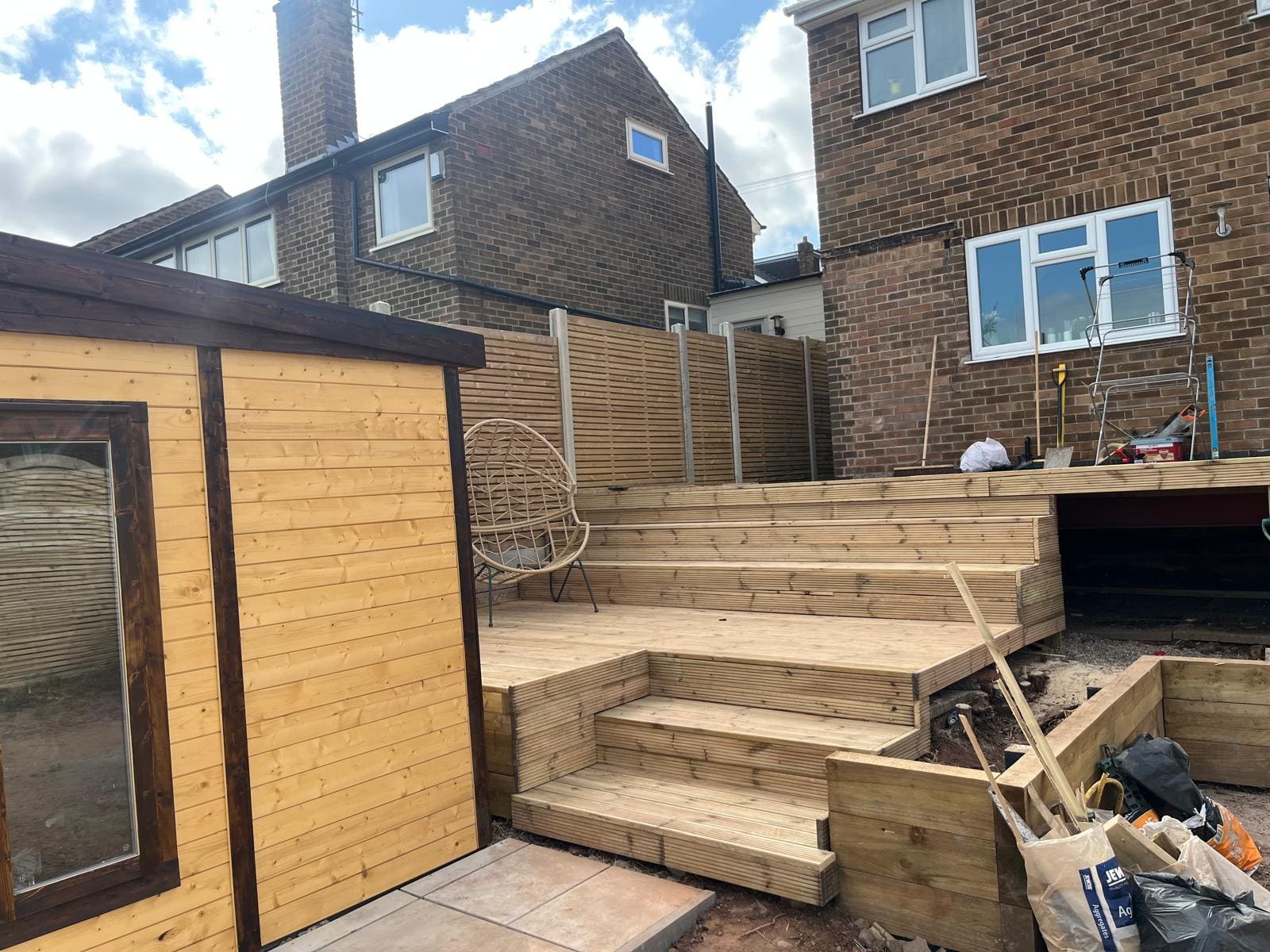 Garden decking