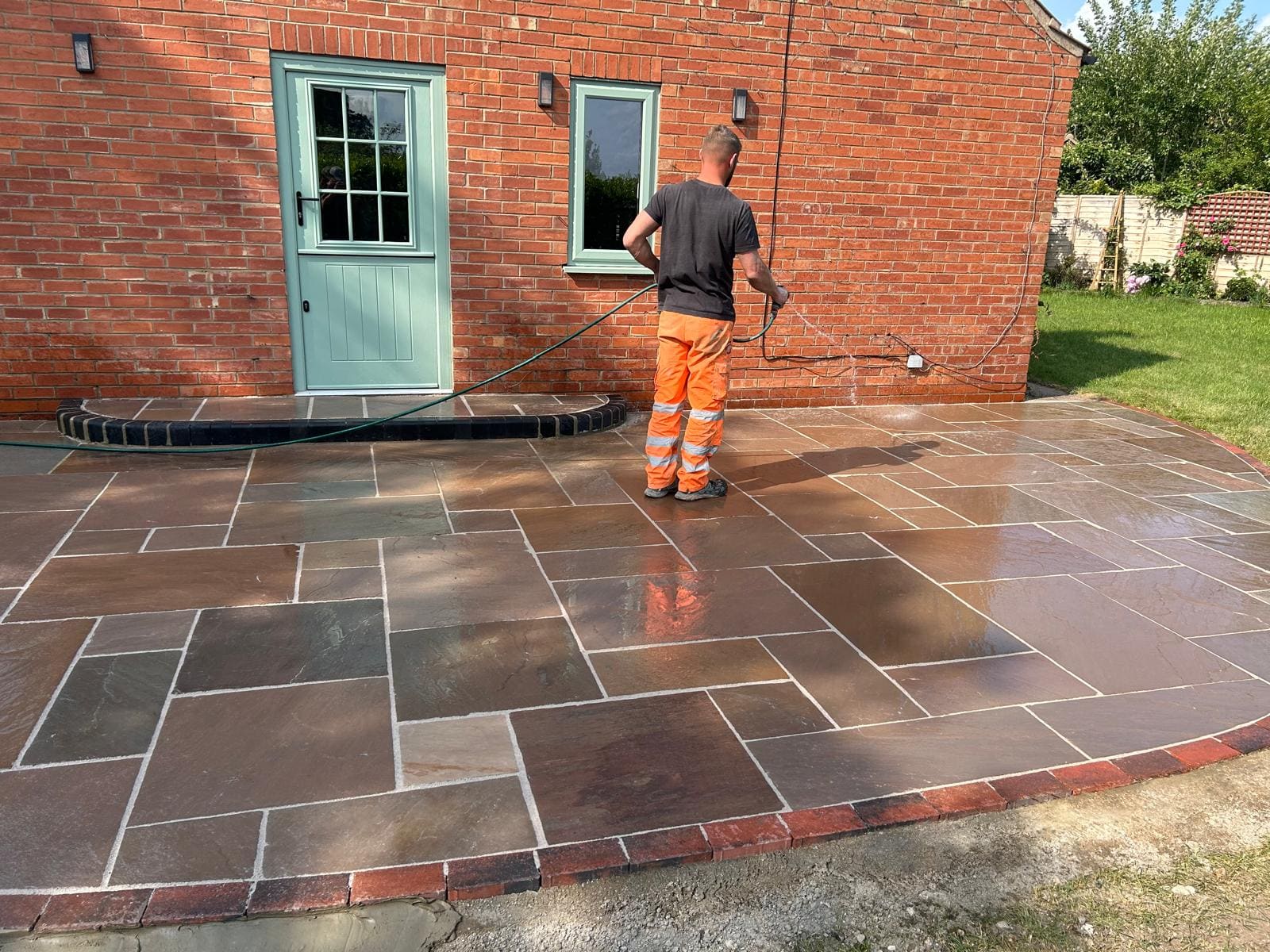 Patio Cleaning by LB Construction